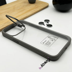 iPhone 15 Series Flip Bracket Lens  Case