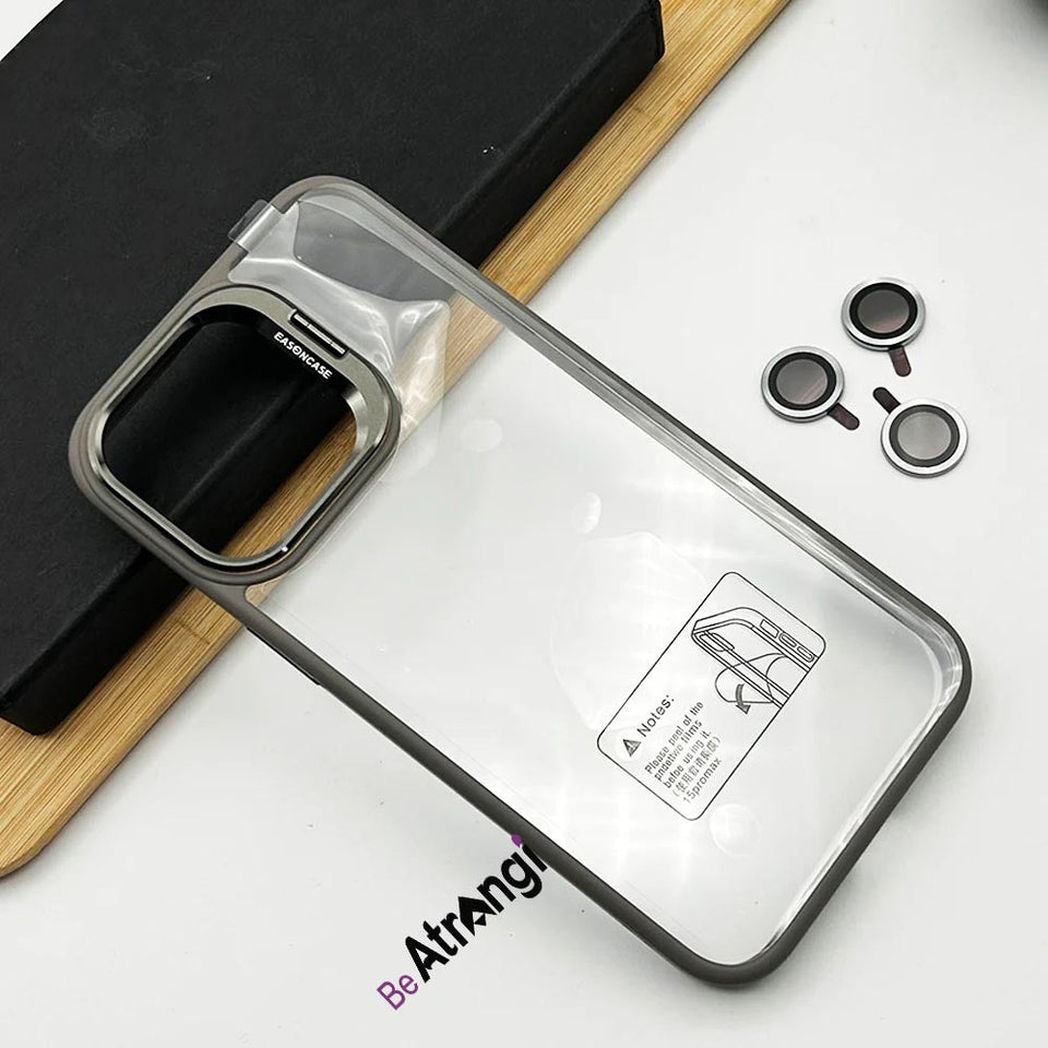 iPhone 15 Series Flip Bracket Lens  Case