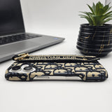 iPhone 16 Series Luxury Brand CD Belt Pattern Cover Case