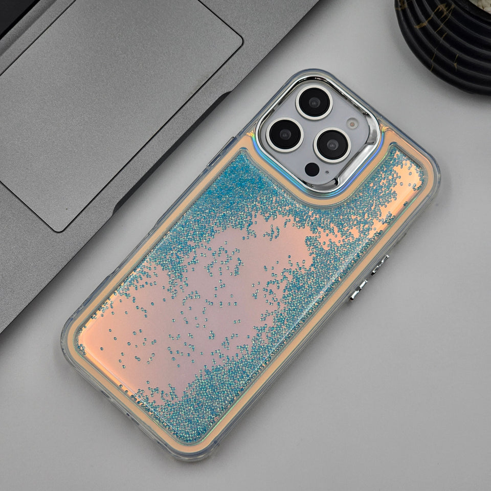 iPhone 16 Series Quick Sand Glitter Case