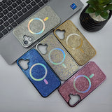 iPhone 16 Series Diamond Glitter Case With Magsafe