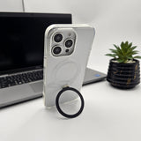 iPhone 16 Series Non Yellow Magnetic Magsafe Case With Stand