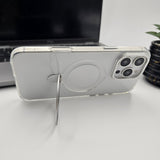 iPhone 16 Series Non Yellow Magnetic Magsafe Case With Stand