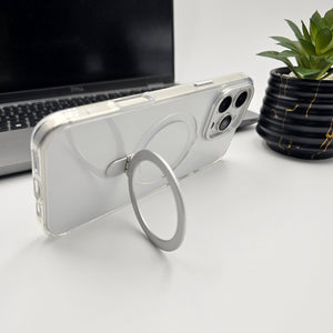 iPhone 16 Series Non Yellow Magnetic Magsafe Case With Stand