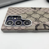 Samsung Galaxy S24 Ultra Thin GD Pattern Case With Metal Camera Bump