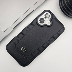 iPhone 16 Series Merc Sport Series Logo Case Black