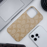 iPhone Luxury Brand Pattern CC PU Leather Case Cover