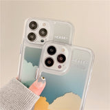 iPhone Multi Color Cloud Silicone Case Cover