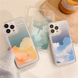 iPhone Multi Color Cloud Silicone Case Cover