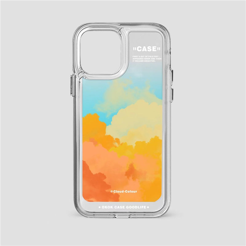 iPhone Multi Color Cloud Silicone Case Cover