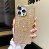 iPhone 16 Series Diamond Glitter Case With Magsafe