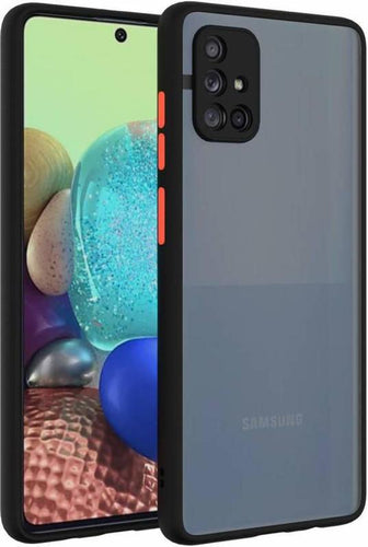 Samsung M51 Backcover Smoke Case with Hybrid Matte Finish and Camera Protection