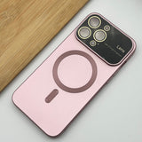iPhone 15 Series Liquid Matte Silicone Backplane Camera Lens Shield Magsafe Case Cover