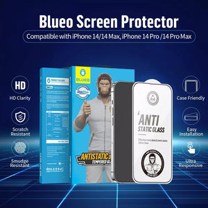 Anti Static Dustproof HD ClearTempered Glass For iPhone