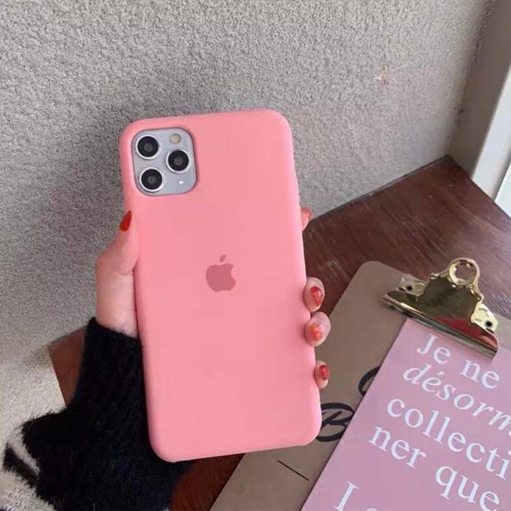 iphone Liquid Silicone Bright Pink Case