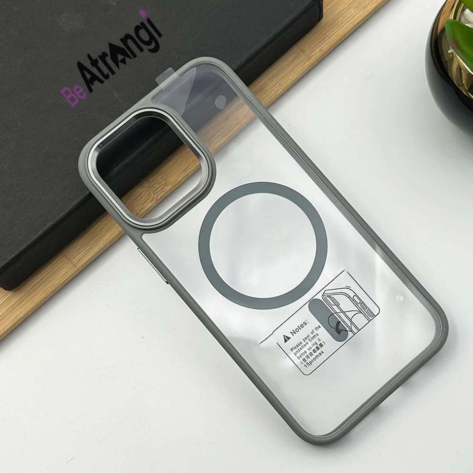 iPhone Luxury Clear Case With Side Silicone Cover