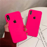 iPhone 16 Series Liquid Silicone Case Cover Hot Pink