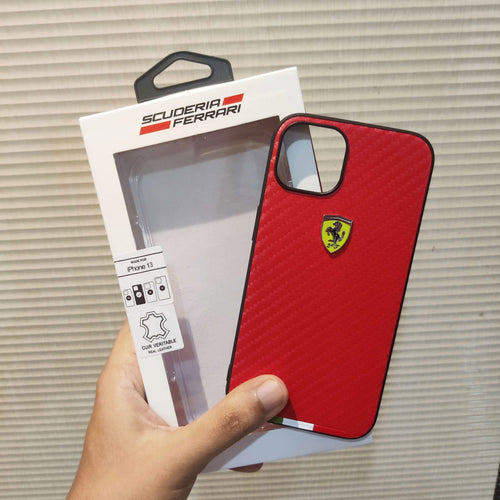 iPhone Ferrari Sports Car Carbon Series Case Cover