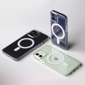 iPhone MagSafe Transparent Shockproof Clear Case Cover