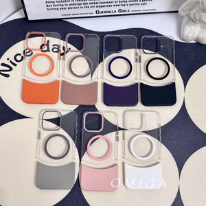 iPhone 16 Series Multicolor Non Yellowing Transparent Magsafe Case