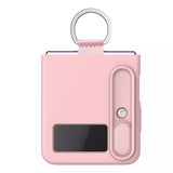 Samsung Galaxy Z Flip4 5G (Z Flip 4 5G) CamShield Silky silicon Cover Rose ( Light Peach )