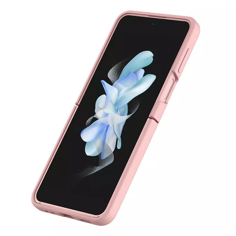 Samsung Galaxy Z Flip4 5G (Z Flip 4 5G) CamShield Silky silicon Cover Rose ( Light Peach )