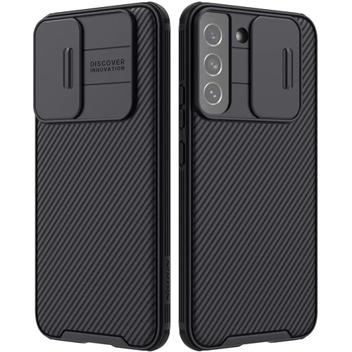 samsung Galaxy S22 Camshield Case Cover Black