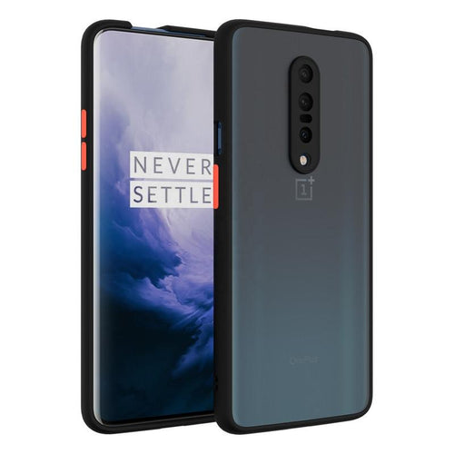 Oneplus 7 pro Backcover Smoke Case with Hybrid Matte Finish and Camera Protection