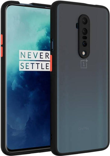Oneplus 7t pro Backcover Smoke Case with Hybrid Matte Finish and Camera Protection