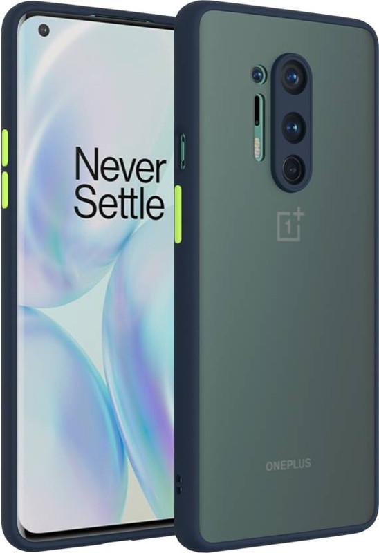 Oneplus 8 pro Backcover Smoke Case with Hybrid Matte Finish and Camera Protection