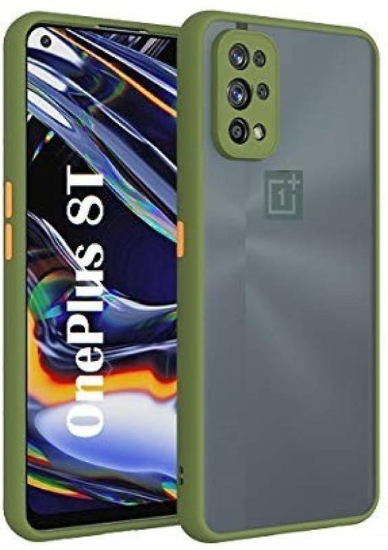 Oneplus 8T Backcover Smoke Case with Hybrid Matte Finish and Camera Protection