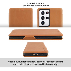 Premium Samsung PU Leather Flip Cover