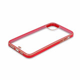 Iphone silicone Red Chrome case