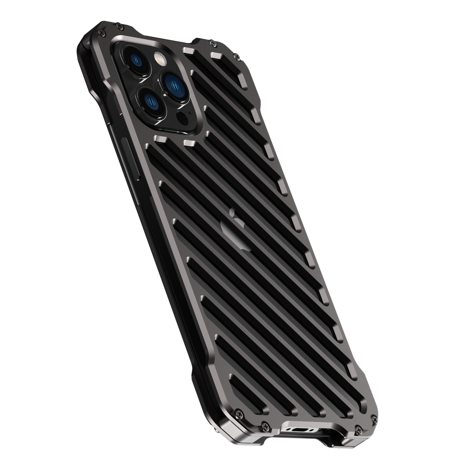 R-Just Aluminium Alloy Grill Case For iPhone 12 Series and 13 Series