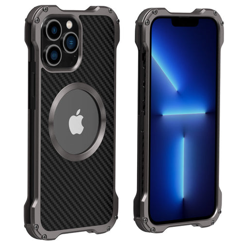 iPhone 13 Series R-Just Aluminium Alloy Carbon Case freeshipping - Frato