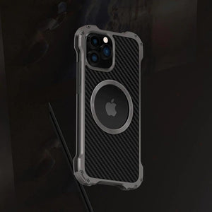 iPhone 13 Series R-Just Aluminium Alloy Carbon Case freeshipping - Frato