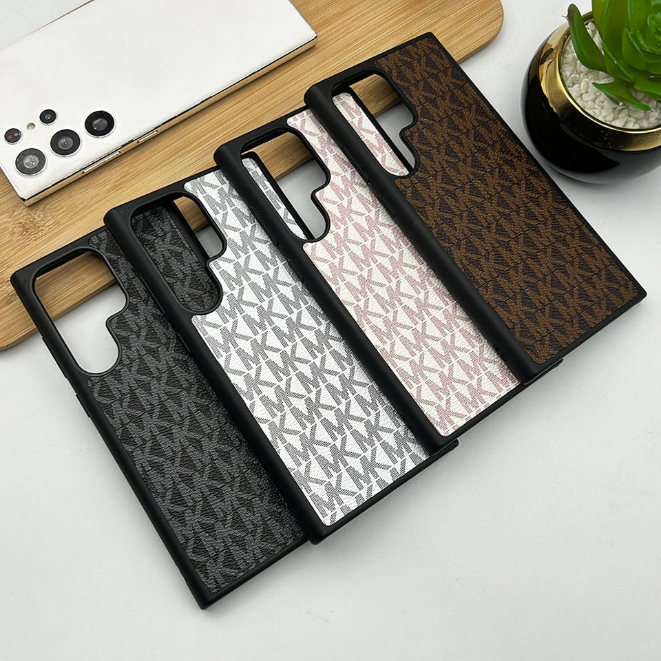 Samsung Galaxy S23 Ultra Luxury MK Brand Pu Leather Case Cover