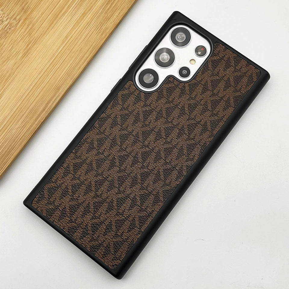 Samsung Galaxy S23 Ultra Luxury MK Brand Pu Leather Case Cover