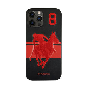 Santa Barbara Polo Garner Series Leather Back Cover For iPhone (Black) freeshipping - Frato