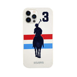 Santa Barbara Polo Garner Series Leather Back Cover For iPhone (white) freeshipping - Frato