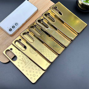 Samsung Galaxy Z Fold 5 Luxurious Crafted Gold Series Case Cover