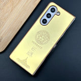 Samsung Galaxy Z Fold 5 Luxurious Crafted Gold Series Case Cover