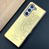 Samsung Galaxy Z Fold 5 Luxurious Crafted Gold Series Case Cover