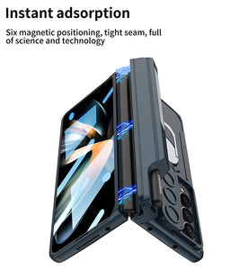 Samsung Galaxy Z Fold 4 with Pen Holder Camera Protective Cover