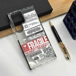 Samsung S23 Ultra Luxury Fashion Popular Fragile Tag Case Cover