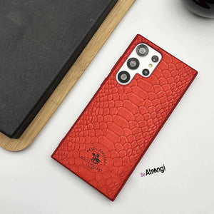 Samsung Galaxy S23 Ultra Luxury Santa Leather Case