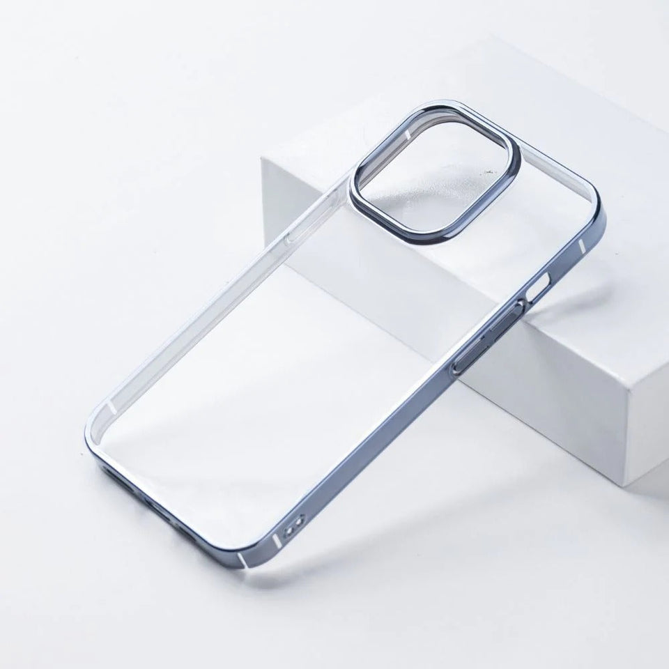 iPhone 15 Series Cristal Clear Chrome Case