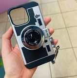 iPhone 16 Series 3D Retro Vintage Camera Case Cover