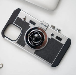 iPhone 16 Series 3D Retro Vintage Camera Case Cover