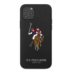 U.S. Polo Assn. Polo Embroidery Case For iPhone 13 Series ( Black ) freeshipping - Frato